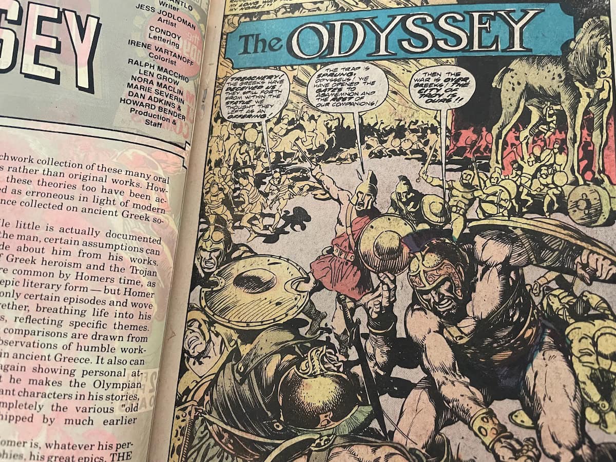 The Odyssey Marvel Classics Comics 18 Introduction