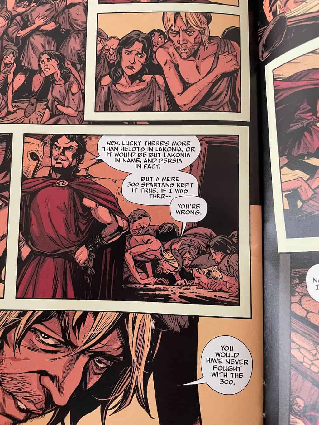 300 Spartans Discussion Three Comic