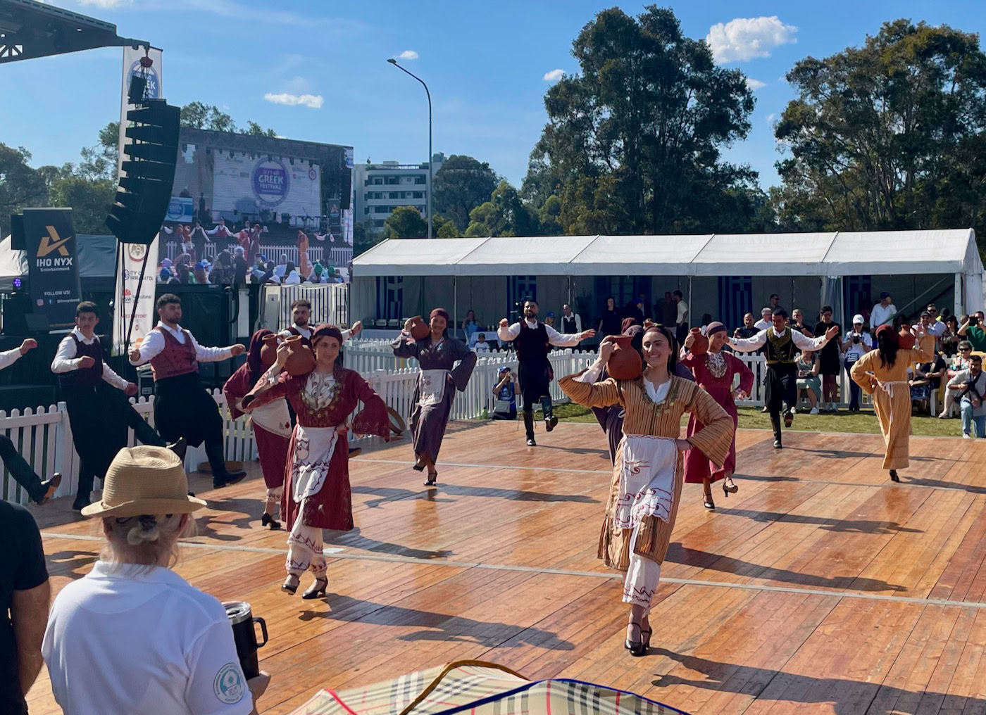 Cypriot Cyprus Dance Group Lets Go Greek Festival Parramatta Sydney NSW