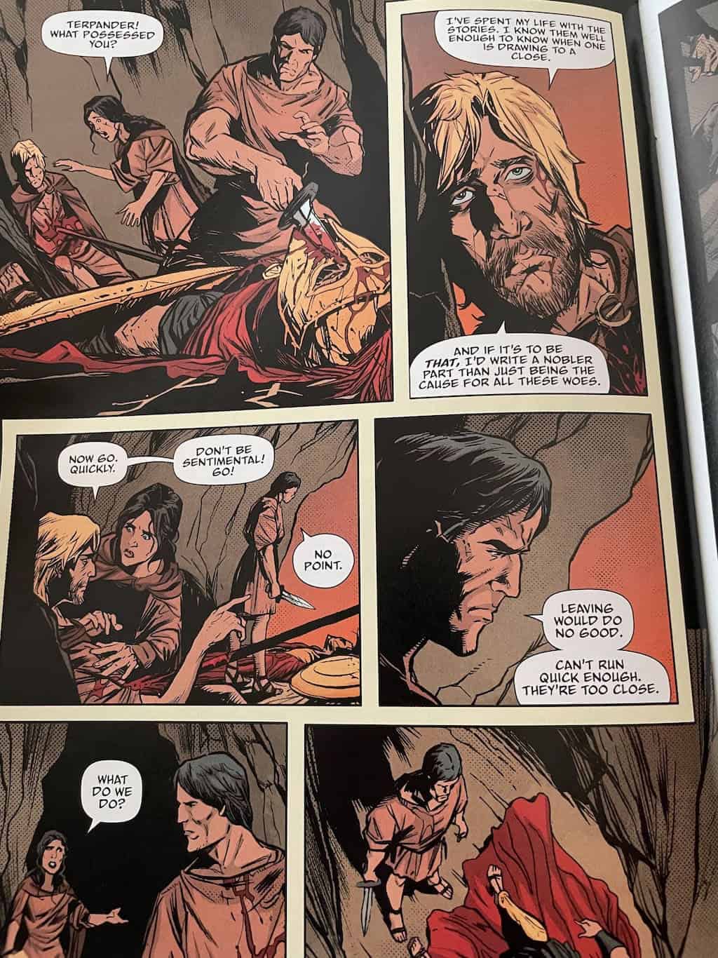 Dead Spartan Warrior Three Comic