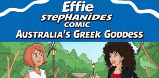 Effie Stephanides Comic Greek Goddess Mary Coustas Actress Comedian Australia