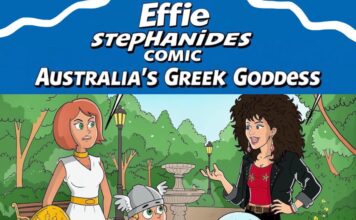 Effie Stephanides Comic Greek Goddess Mary Coustas Actress Comedian Australia