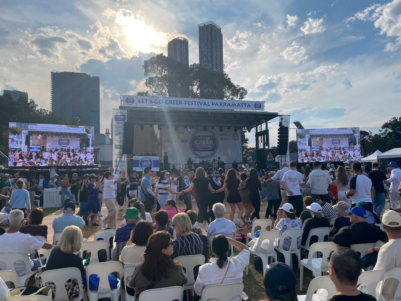 Greek Dancing Visitors Lets Go Greek Festival Parramatta