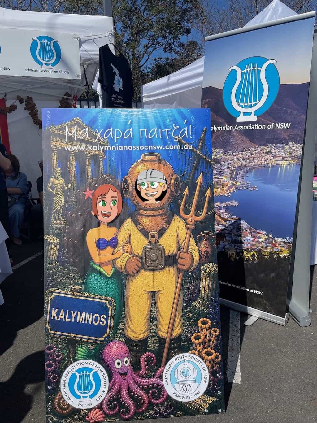 Greek Gods Kalymnos Display Lets Go Greek Festival Parramatta Sydney