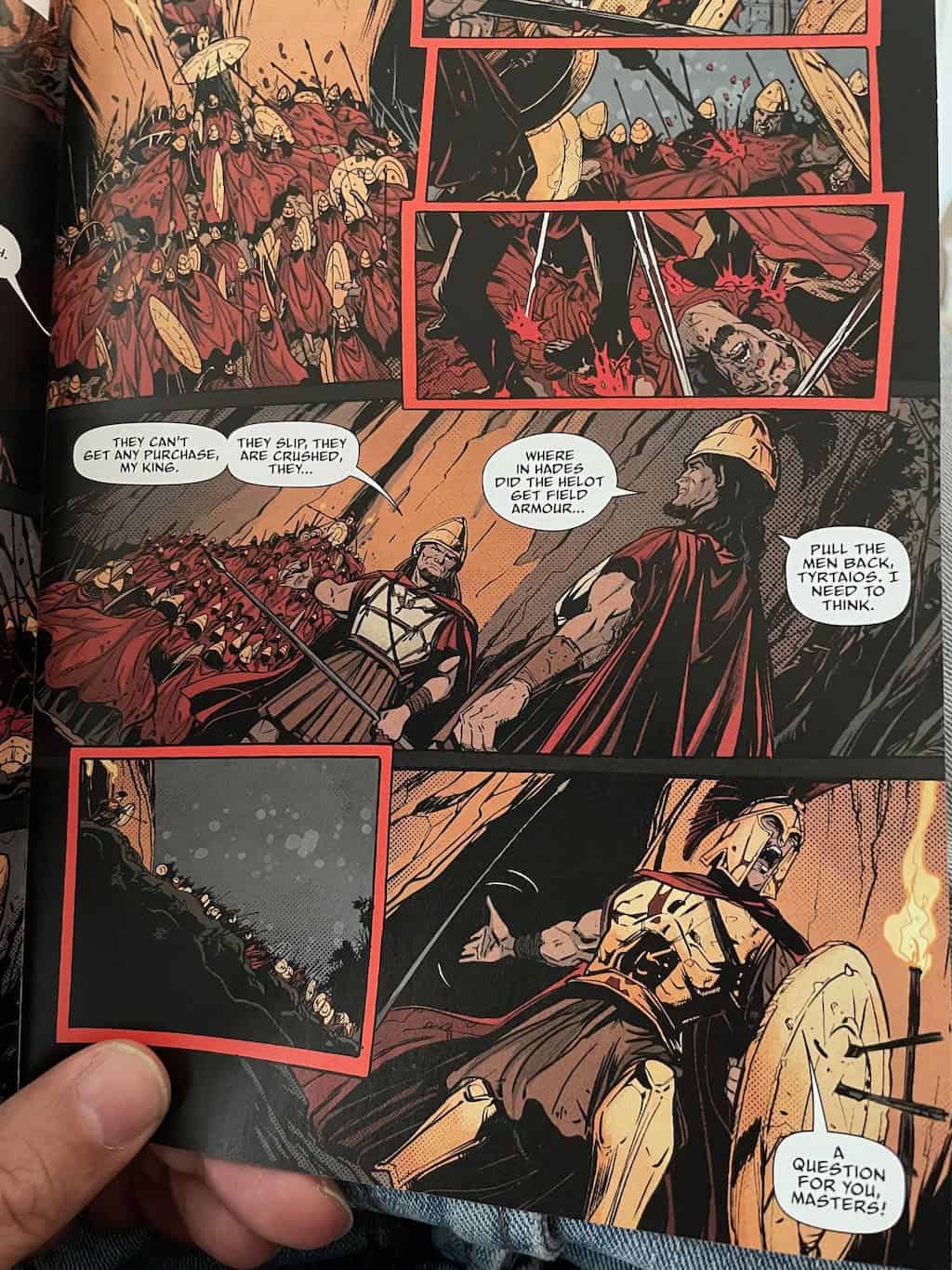 Spartan Warriors Three Comic