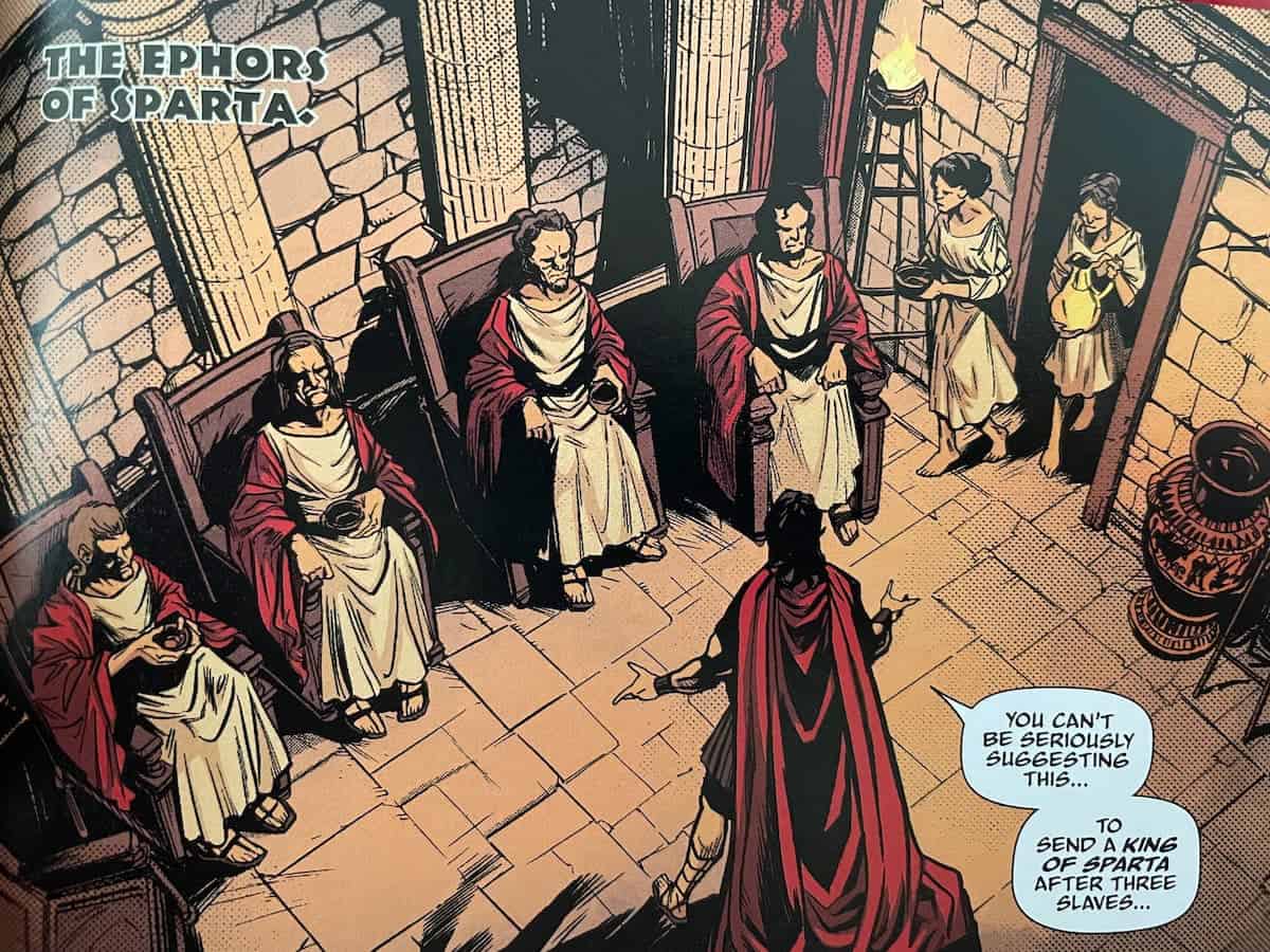 The Ephors of Sparta Three Comic