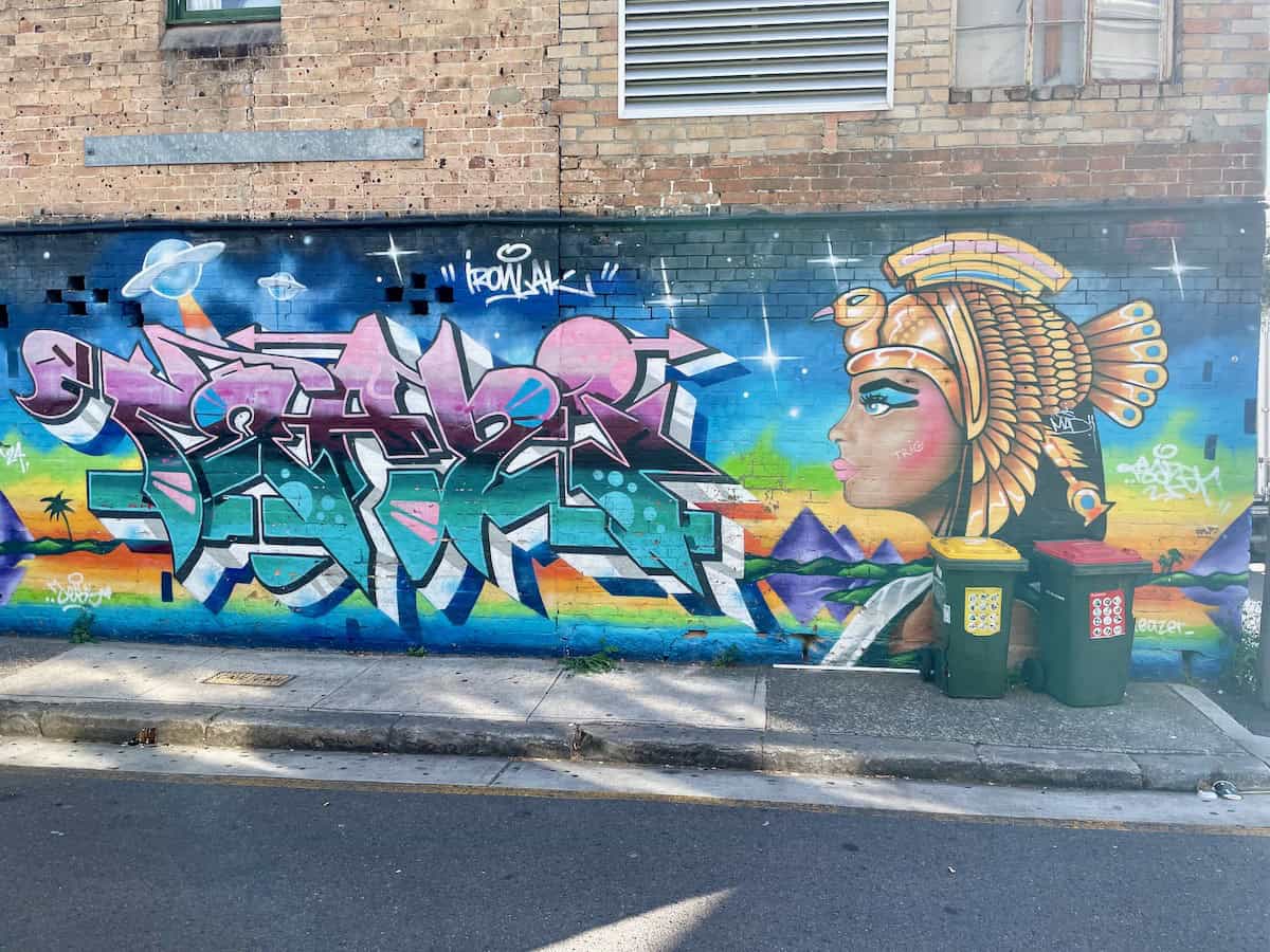 Cleopatra Mural Newtown Street Art Sydney