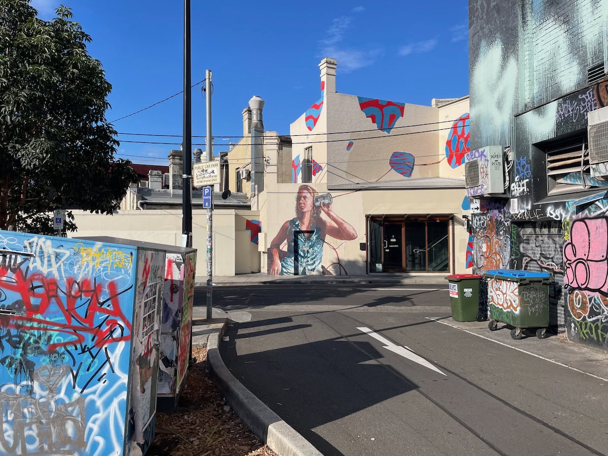 Fintan Magee Numskull Church Street Mural Newtown Sydney