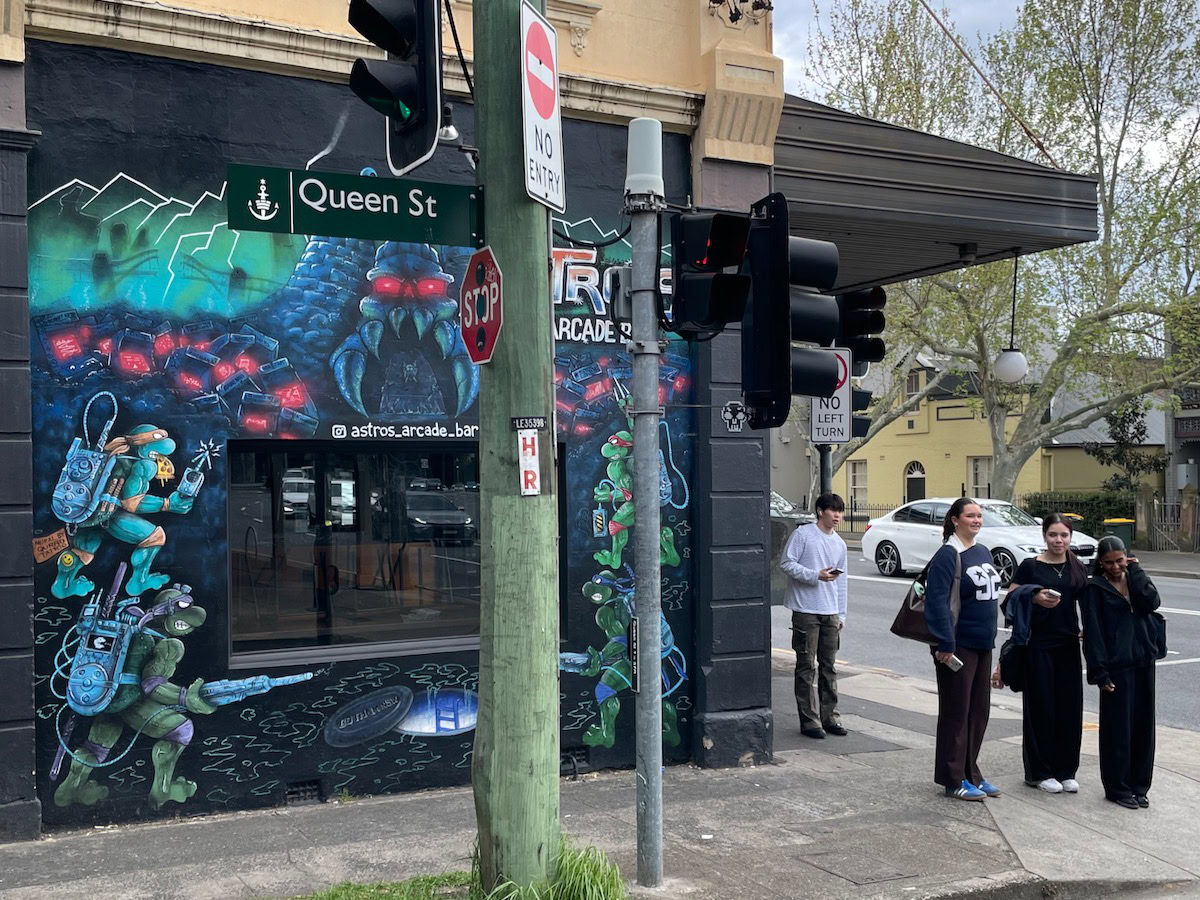 Teenage Mutant Ninja Turtles Mural Newtown Queen Street Art Sydney